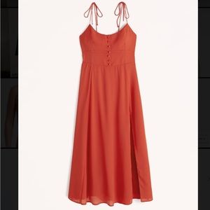 Abercrombie Red Long Dress